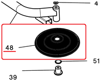 SI 3314517 / Nytt 454832 Undre Pressdisk PT250