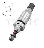TPMS Service Ventil Tesla T-Pro 10st Silver