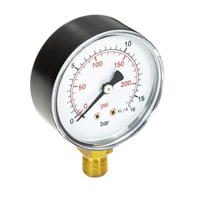 Manometer 63mm 0-12Bar Radiell